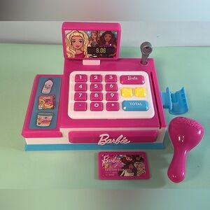Barbie Play Pre-tend Cash Register Toy, Grocery till kids toy, Barbie Toy